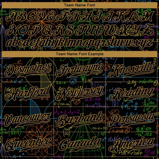 Pattern Design Custom Baseball Math Jersey Authentic 3D Pattern Design Custom Baseball Math Jersey Authentic 3D