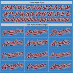 Custom Cream Crimson-City Jersey Powder Authentic Baseball Blue Custom Cream Crimson-City Jersey Powder Authentic Baseball Blue
