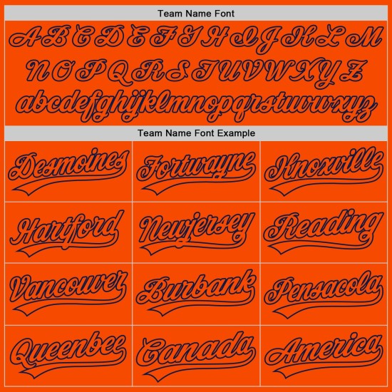 Custom Authentic Orange-Navy Baseball Jersey Orange