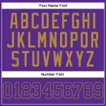 Custom Purple-Old Authentic Baseball Sleeveless Jersey Gold Purple