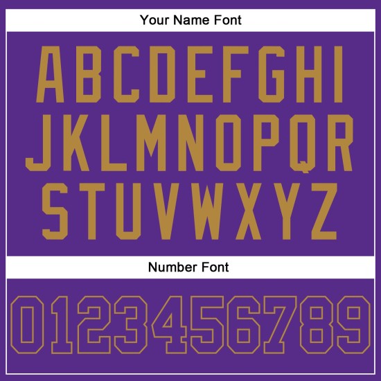 Custom Purple-Old Authentic Baseball Sleeveless Jersey Gold Purple