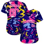 Jersey Custom Baseball Authentic Music 3D Festival Design Pattern