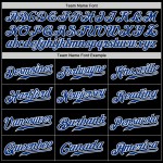 Custom Pinstripe Black Authentic Royal-White Baseball Jersey Neon Green Custom Pinstripe Black Authentic Royal-White Baseball Jersey Neon Green